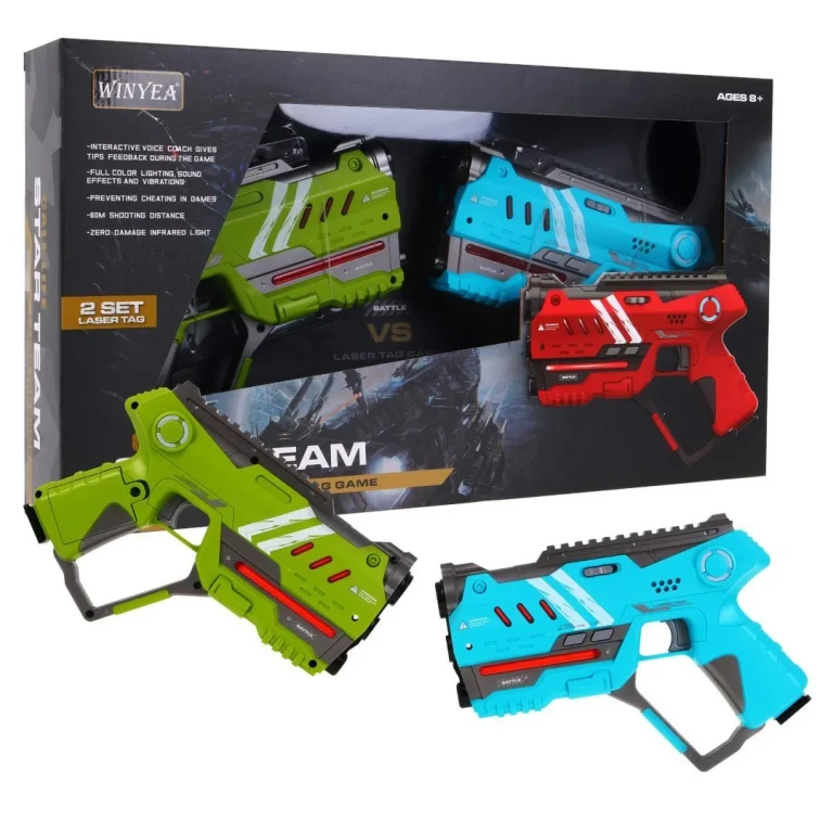 Laserske Puške Laser Tag Zeleno Plave 1
