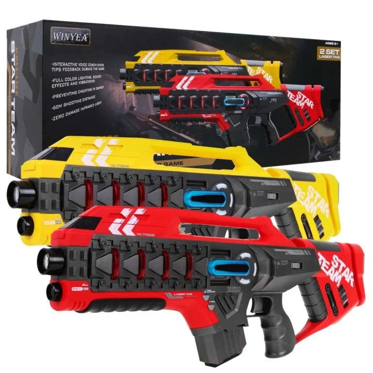 Laserske Puške Star Team Laser Tag Crveno žute 8+ 1
