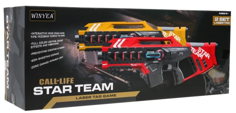 Laserske Puške Star Team Laser Tag Plavo Zelene 8+ 7