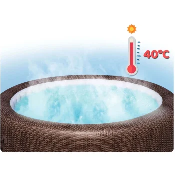 Lay Z Bali Smeđi Napuhani Spa Centar Za 7 Osoba Bestway 6001p 10