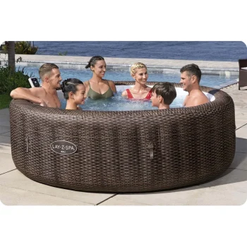 Lay Z Bali Smeđi Napuhani Spa Centar Za 7 Osoba Bestway 6001p 6