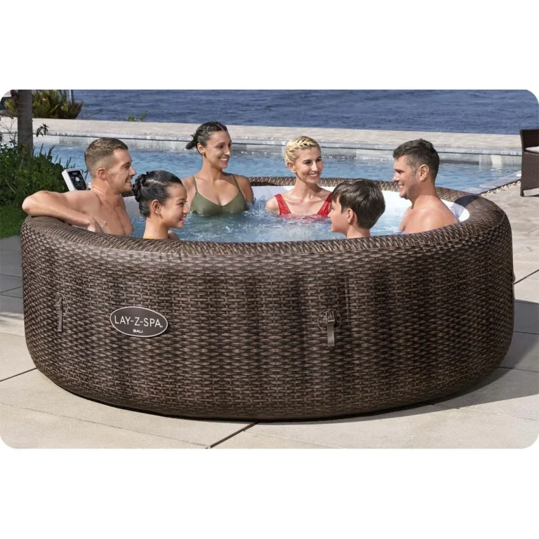 Lay Z Bali Smeđi Napuhani Spa Centar Za 7 Osoba Bestway 6001p 6