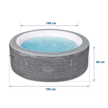 Lay Z Budimpešta Napuhavanje Spa Za 6 Osoba Bestway 60179 6