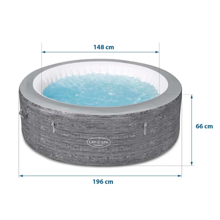 Lay Z Budimpešta Napuhavanje Spa Za 6 Osoba Bestway 60179 6