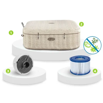 Lay Z Rome Napuhavanje Spa Za 7 Osoba Bestway 6001m 10