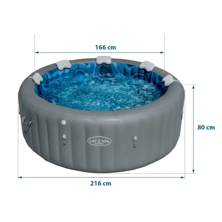 Lay Z Santorini Napuhavanje Spa 7 Osoba Bestway 60075 4