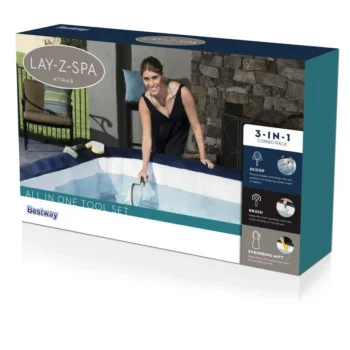 Lay Z Spa Bestway 3 U 1 Set Za čišćenje Jacuzzija + Mrežica + četka + Rukavica 8