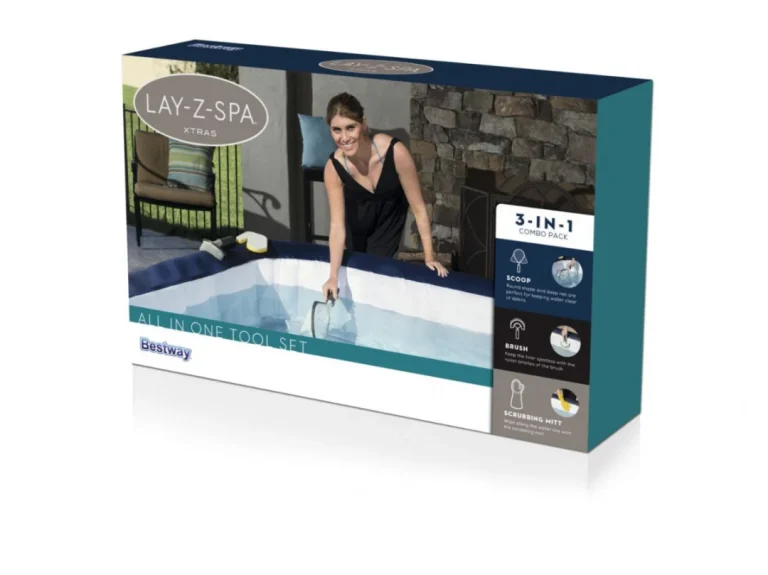 Lay Z Spa Bestway 3 U 1 Set Za čišćenje Jacuzzija + Mrežica + četka + Rukavica 8