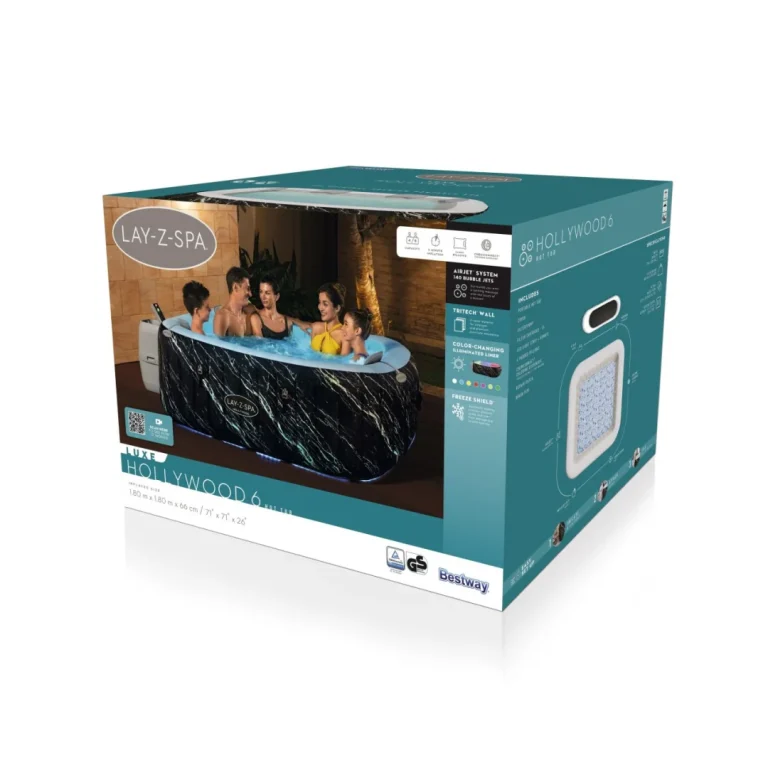 Lay Z Spa Hollywood Luxe Air Jet Jacuzzi Bestway 11