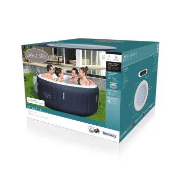 Lay Z Spa Miami Air Jet Jacuzzi Bestway 9