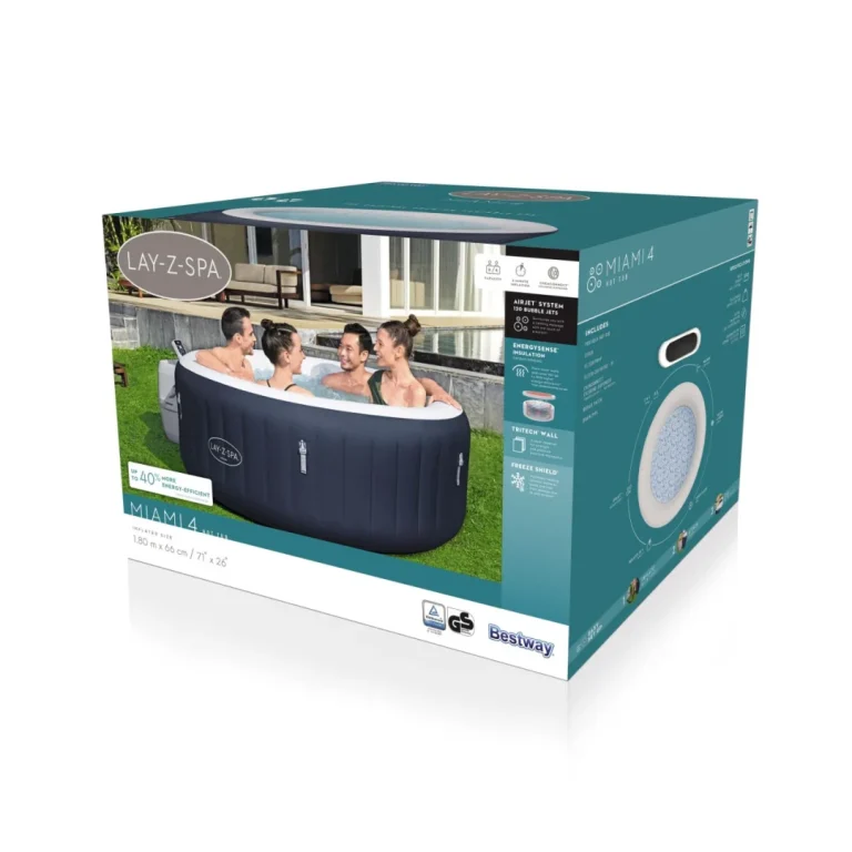 Lay Z Spa Miami Air Jet Jacuzzi Bestway 9