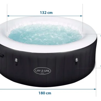 Lay Z Spa Miami Napuhljivi Masažni Bazen Za 4 Osobe Bestway 60001 7