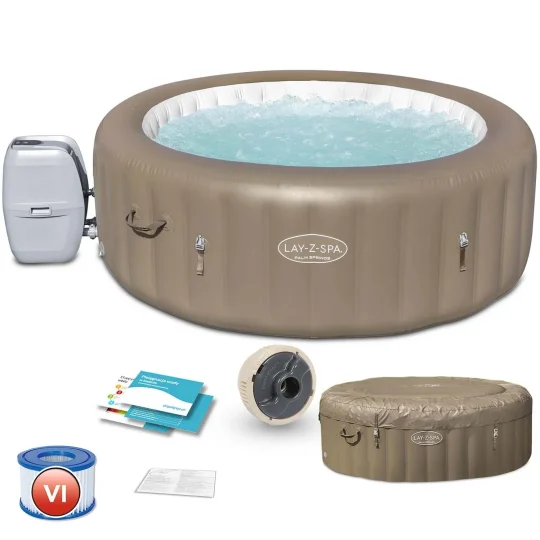 Lay Z Spa Palm Springs Napuhljivi Masažni Bazen Za 6 Osoba Bestway 60017 1