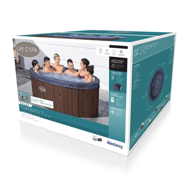 Lay Z Spa Toronto Smart Air Jet Jacuzzi Bestway 13