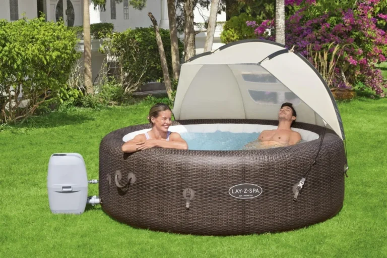 Lay Z Spa Nadstrešnica Za Jacuzzi Bestway Uv Zaštita + Ugrađeni Prozor 7