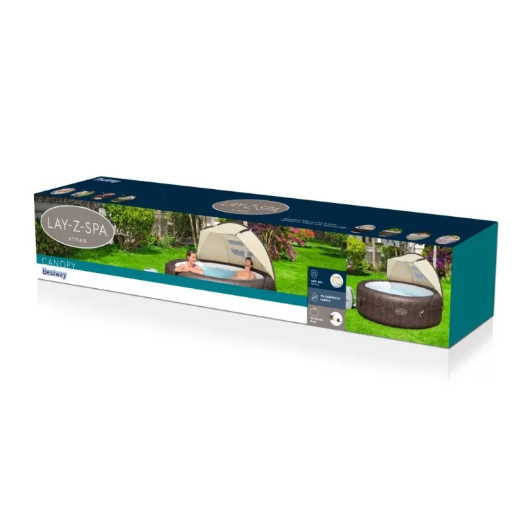 Lay Z Spa Nadstrešnica Za Jacuzzi Bestway Uv Zaštita + Ugrađeni Prozor 8