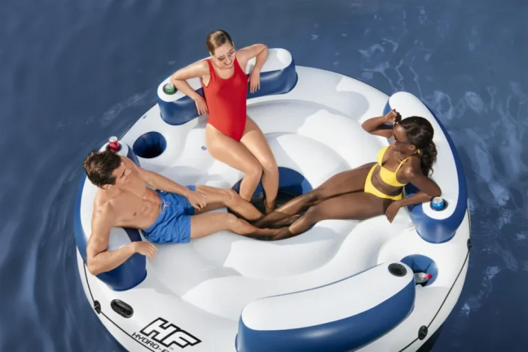 Lazy Dayz Napuhani Otok Za Plivanje Za 4 Osobe Bestway 239x63,5 + Mrežasto Dno + 4 Napuhava Naslona 3