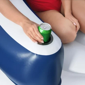 Lazy Dayz Napuhani Otok Za Plivanje Za 4 Osobe Bestway 239x63,5 + Mrežasto Dno + 4 Napuhava Naslona 4