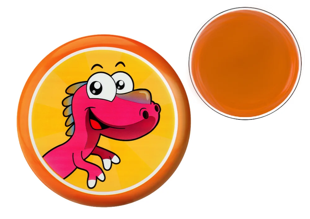 Leteći Disk Frizbi S Dinosaurom Narančasti Ø 20 Cm 1