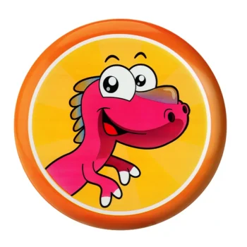 Leteći Disk Frizbi S Dinosaurom Narančasti Ø 20 Cm 2