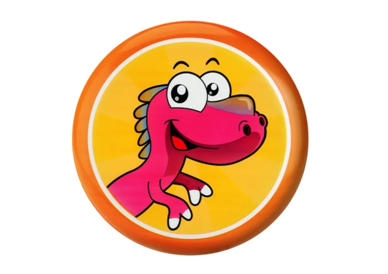 Leteći Disk Frizbi S Dinosaurom Narančasti Ø 20 Cm 2