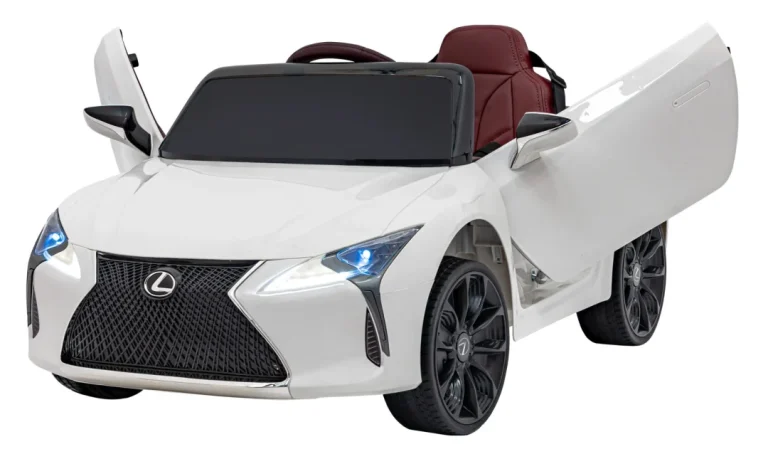 Lexus Lc500 Dječji Autosjedalica Na Baterije, Bijela + Daljinski Upravljač + Spori Start + Eva 1