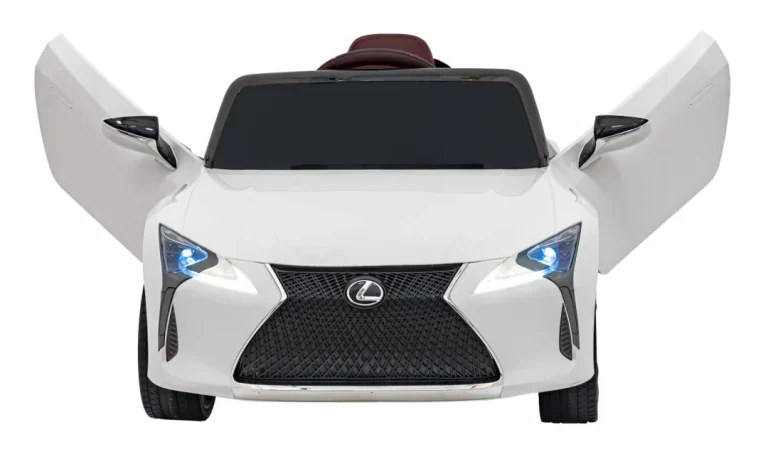 Lexus Lc500 Dječji Autosjedalica Na Baterije, Bijela + Daljinski Upravljač + Spori Start + Eva 4