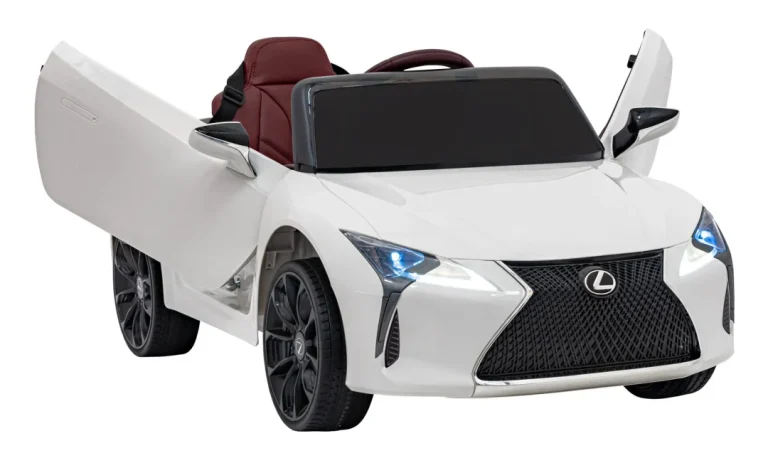 Lexus Lc500 Dječji Autosjedalica Na Baterije, Bijela + Daljinski Upravljač + Spori Start + Eva 5