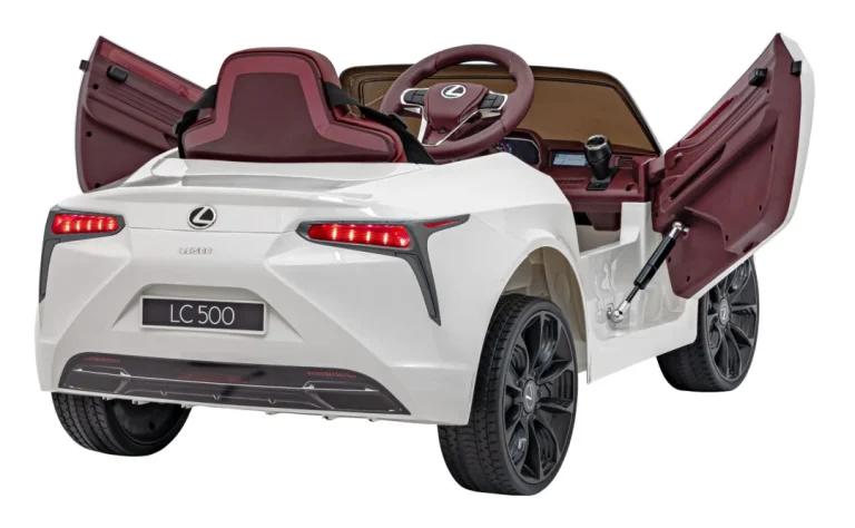 Lexus Lc500 Dječji Autosjedalica Na Baterije, Bijela + Daljinski Upravljač + Spori Start + Eva 7