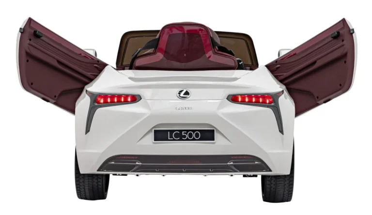 Lexus Lc500 Dječji Autosjedalica Na Baterije, Bijela + Daljinski Upravljač + Spori Start + Eva 8