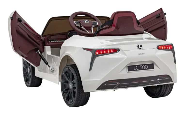 Lexus Lc500 Dječji Autosjedalica Na Baterije, Bijela + Daljinski Upravljač + Spori Start + Eva 9