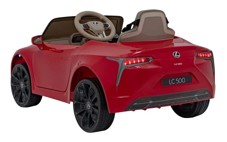 Lexus Lc500 Dječji Autosjedalica Na Baterije, Crvena + Daljinski Upravljač + Spori Start + Eva 10