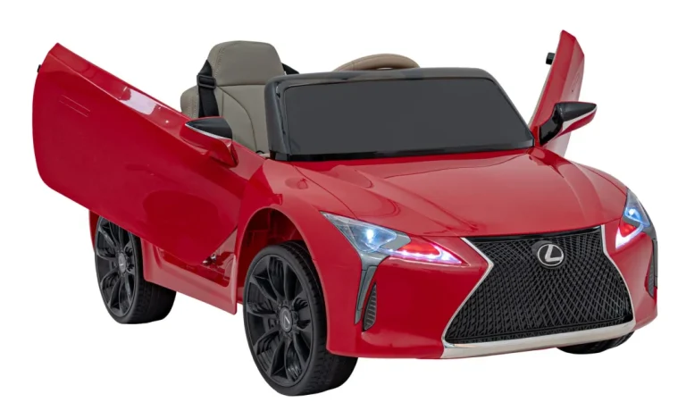 Lexus Lc500 Dječji Autosjedalica Na Baterije, Crvena + Daljinski Upravljač + Spori Start + Eva 5
