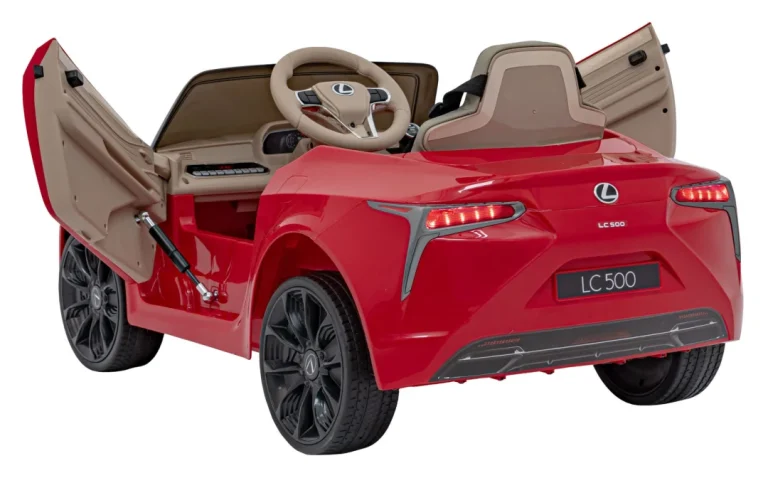Lexus Lc500 Dječji Autosjedalica Na Baterije, Crvena + Daljinski Upravljač + Spori Start + Eva 7