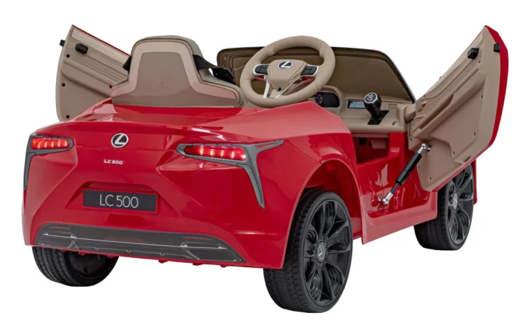 Lexus Lc500 Dječji Autosjedalica Na Baterije, Crvena + Daljinski Upravljač + Spori Start + Eva 9