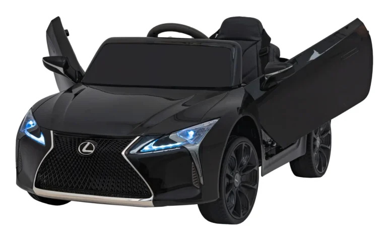 Lexus Lc500 Dječji Na Baterije, Crni + Daljinski Upravljač + Spori Start + Eva + Audio Led, Crna 1