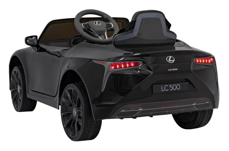 Lexus Lc500 Dječji Na Baterije, Crni + Daljinski Upravljač + Spori Start + Eva + Audio Led, Crna 10