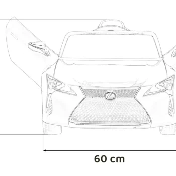 Lexus Lc500 Dječji Na Baterije, Crni + Daljinski Upravljač + Spori Start + Eva + Audio Led, Crna 2