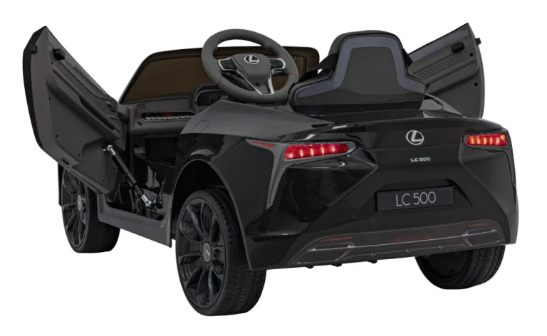 Lexus Lc500 Dječji Na Baterije, Crni + Daljinski Upravljač + Spori Start + Eva + Audio Led, Crna 7