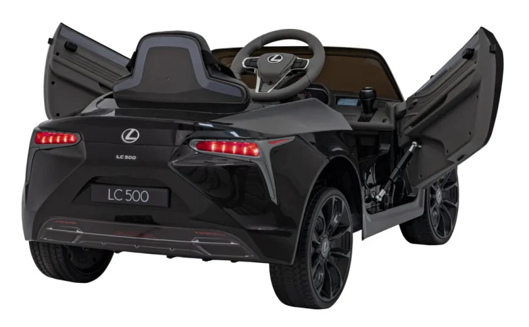 Lexus Lc500 Dječji Na Baterije, Crni + Daljinski Upravljač + Spori Start + Eva + Audio Led, Crna 9