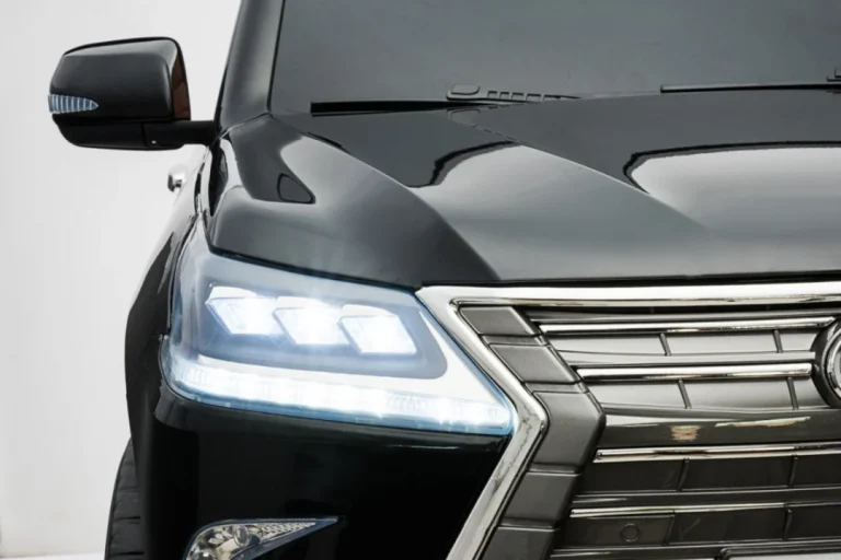 Lexus Lx570 Obojeni Automobil Za 2 Djece Crni + Daljinski Upravljač + Eva Kotači + Mp3 Led, Crna 13