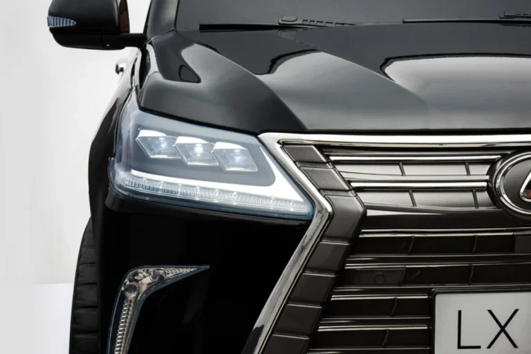 Lexus Lx570 Obojeni Automobil Za 2 Djece Crni + Daljinski Upravljač + Eva Kotači + Mp3 Led, Crna 14