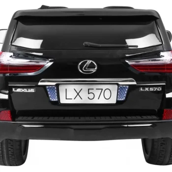 Lexus Lx570 Obojeni Automobil Za 2 Djece Crni + Daljinski Upravljač + Eva Kotači + Mp3 Led, Crna 6