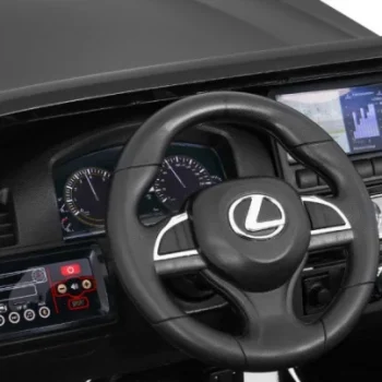 Lexus Lx570 Obojeni Automobil Za 2 Djece Crni + Daljinski Upravljač + Eva Kotači + Mp3 Led, Crna 7