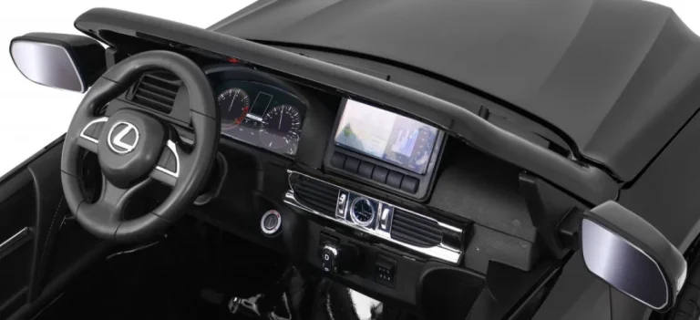 Lexus Lx570 Obojeni Automobil Za 2 Djece Crni + Daljinski Upravljač + Eva Kotači + Mp3 Led, Crna 8