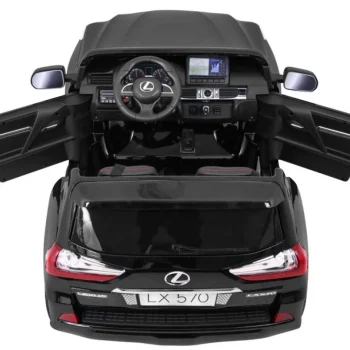Lexus Lx570 Obojeni Automobil Za 2 Djece Crni + Daljinski Upravljač + Eva Kotači + Mp3 Led, Crna 9