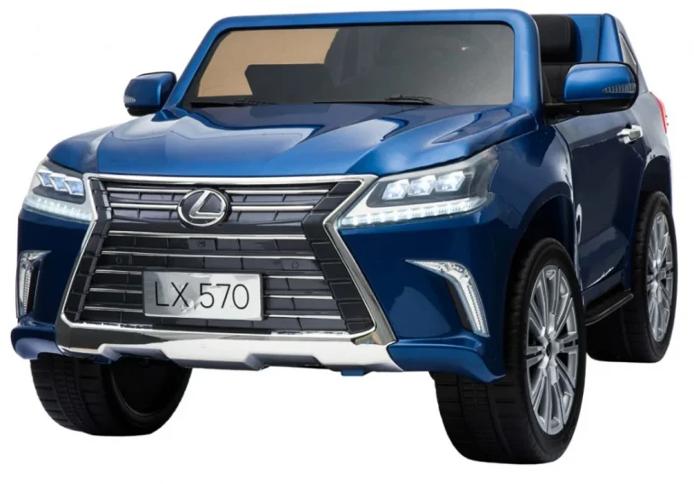Lexus Lx570 Obojeni Automobil Za 2 Djece Plavi Suv + Daljinski Upravljač, Plava 14