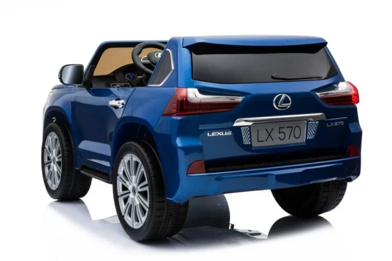 Lexus Lx570 Obojeni Automobil Za 2 Djece Plavi Suv + Daljinski Upravljač, Plava 16