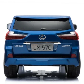 Lexus Lx570 Obojeni Automobil Za 2 Djece Plavi Suv + Daljinski Upravljač, Plava 17