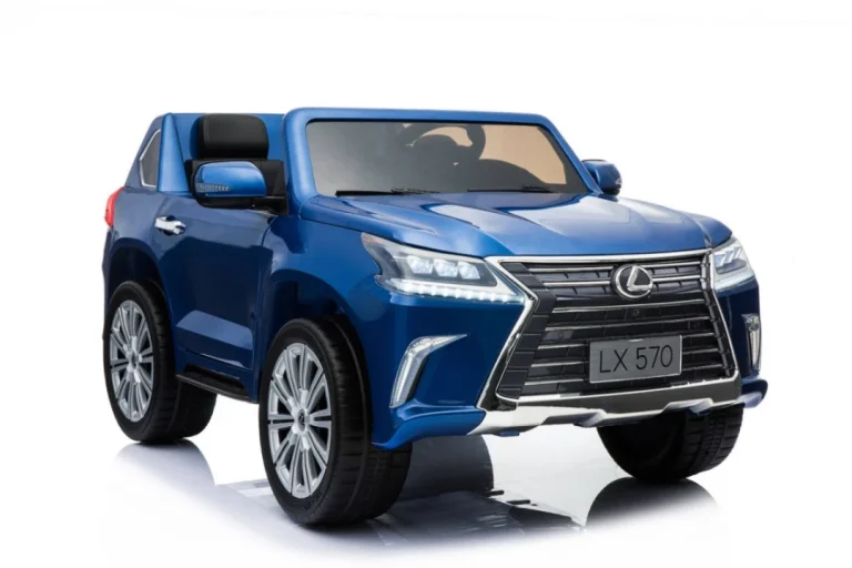 Lexus Lx570 Obojeni Automobil Za 2 Djece Plavi Suv + Daljinski Upravljač, Plava 18